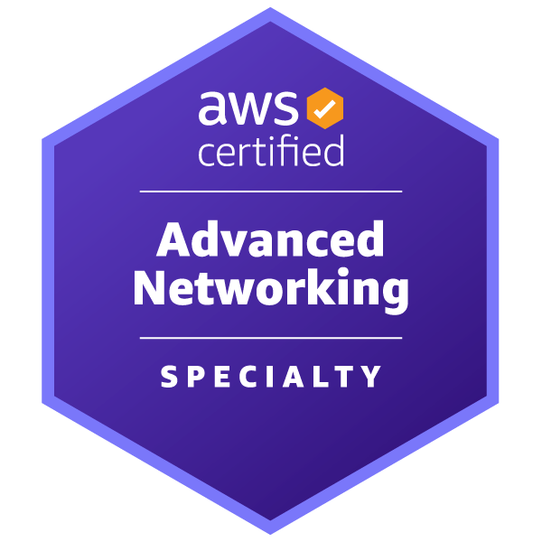 AWS Advanced Networking Specialty badge